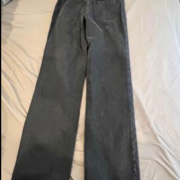 Zara straight leg full length black jeans - Picture 3 of 4
